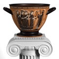 Ancient greek vase Royalty Free Stock Photo