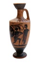 Ancient greek vase isolated Royalty Free Stock Photo