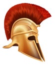 Ancient Greek Warrior Helmet Royalty Free Stock Photo