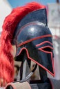 Ancient greek warrior helmet Royalty Free Stock Photo