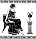 Ancient Greek woman Royalty Free Stock Photo