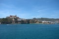 Fortress and city of Ibiza, Spain Royalty Free Stock Photo