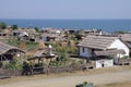 Ancient habitation of the Kuban Cossacks. Royalty Free Stock Photo