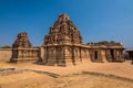 Ancient Hampi temple ruins Royalty Free Stock Photo