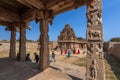 Ancient Hazara Rama temple among the ruins of Hampi, Karnataka, India Royalty Free Stock Photo