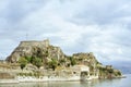 Ancient Hellenic temple and fortress, Corfu Royalty Free Stock Photo