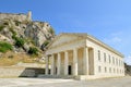 Ancient Hellenic temple in Kerkira Royalty Free Stock Photo