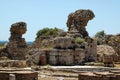 Ancient Heraion on the Greek island of Samos Royalty Free Stock Photo