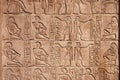 Ancient Hieroglyphic Script Royalty Free Stock Photo