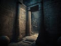 Ancient hieroglyphs line the walls of a mysterious temple each offering some insight into the ancient mysteries of