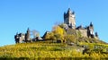 Ancient hilltop castle in Cochem Germany Royalty Free Stock Photo