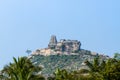 Ancient hilltop temple in Southern India. Royalty Free Stock Photo