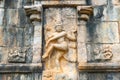 Ancient hindu gods statues In thanjavur temple india. The thanjavur big temple world heritage sites UNESCO. Thanjavur Royalty Free Stock Photo