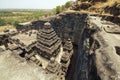 Ancient Hindu Rock Temple Royalty Free Stock Photo