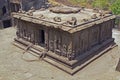Ancient Hindu Rock Temple Royalty Free Stock Photo