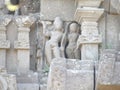 Ancient hindu sculptures - Shri ram and Seeta Royalty Free Stock Photo