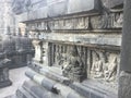 Ancient .Hindu Temples .wall sculptures. architecture.Indonesia