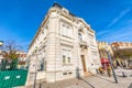 Ancient historic building. Renaissance architecture. Lisbon, Portugal.