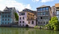 Ancient historic houses on the water. Grande ÃÅ½le. Strasbourg. France