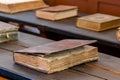 Ancient historical books Royalty Free Stock Photo
