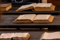 Ancient historical books Royalty Free Stock Photo
