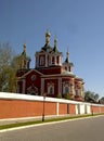 Ancient historical building of orthodox church cathedral in Christianity Russia architecture local