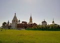 Ancient historical building of orthodox church cathedral in Christianity Russia architecture local