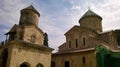 Ancient historical building of orthodox church cathedral in Georgia people faith and beleifs in Christianity Royalty Free Stock Photo