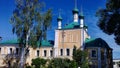 Ancient historical building of orthodox church cathedral in Pereslavl Zalesskiy Royalty Free Stock Photo