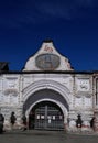 Ancient historical building of orthodox church cathedral in Pereslavl Zalesskiy Royalty Free Stock Photo