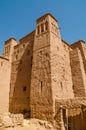 Ancient historical clay town Aid Ben Haddou where Gladiator and other movies were filmed, Morocco, North Africa