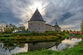 Ancient historical Staraya Ladoga Old Ladoga fortress in the village of Staraya Ladoga. Leningrad region, Russia