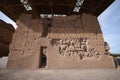 The ancient hohokam ruins in casa grande arizona Royalty Free Stock Photo