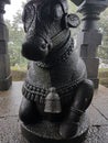 Nandi Bull in Mahabaleshwar Temple, Maharashtra, India