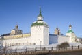 At the ancient Holy Trinity Sergius Lavra. Sergiev Posad. Moscow region, Russia Royalty Free Stock Photo