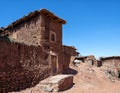 Ancient home in a Berber village in the Ouirgane Valley in the heart of the Toubkal National Park in Morocco. Royalty Free Stock Photo