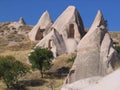 Ancient Hoodoo Houses - Galatia Royalty Free Stock Photo