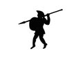 Ancient Hoplite silhouette