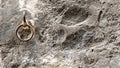 Ancient horse ring on the wall of Old Town Street, Geneva, Switzerland