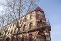 Ancient Hotel Suizo, Swiss Hotel, modernist style by Juli Batllevell in Sabadell,Catalonia,Spain. Royalty Free Stock Photo