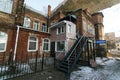 The ancient House of Nikolai Varlamovich Sollogub in the center of the city of Vladivostok Royalty Free Stock Photo