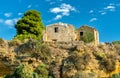 Ancient houses in the gardens of the Valley of the Temples - Agrigento, Sicily Royalty Free Stock Photo