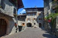 Middle-age village Canale di Tenno - Italy Royalty Free Stock Photo