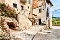 Ancient houses of Miravet village.