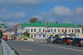 Ancient houses on Rostov street in Pereslavl-Zalessky, Russia