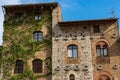 Ancient houses in San Gimignano downtown - Siena Tuscany Italy Royalty Free Stock Photo