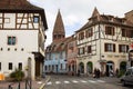 The ancient houses in Selestat