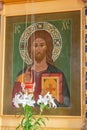 ancient icon of jesus christ