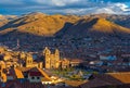 Cityscape of Cusco at Sunset, Peru