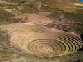 Ancient Inca circular terraces